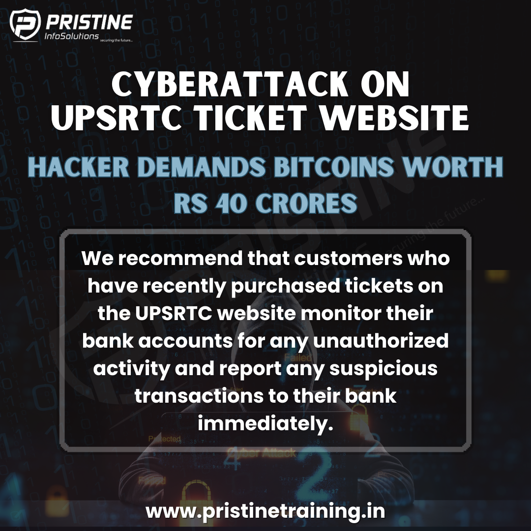 cyberattack on upsrtc ticket website